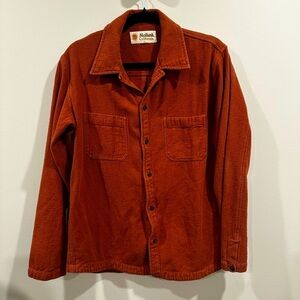 Mollusk Rust Textured Shirt with Pockets